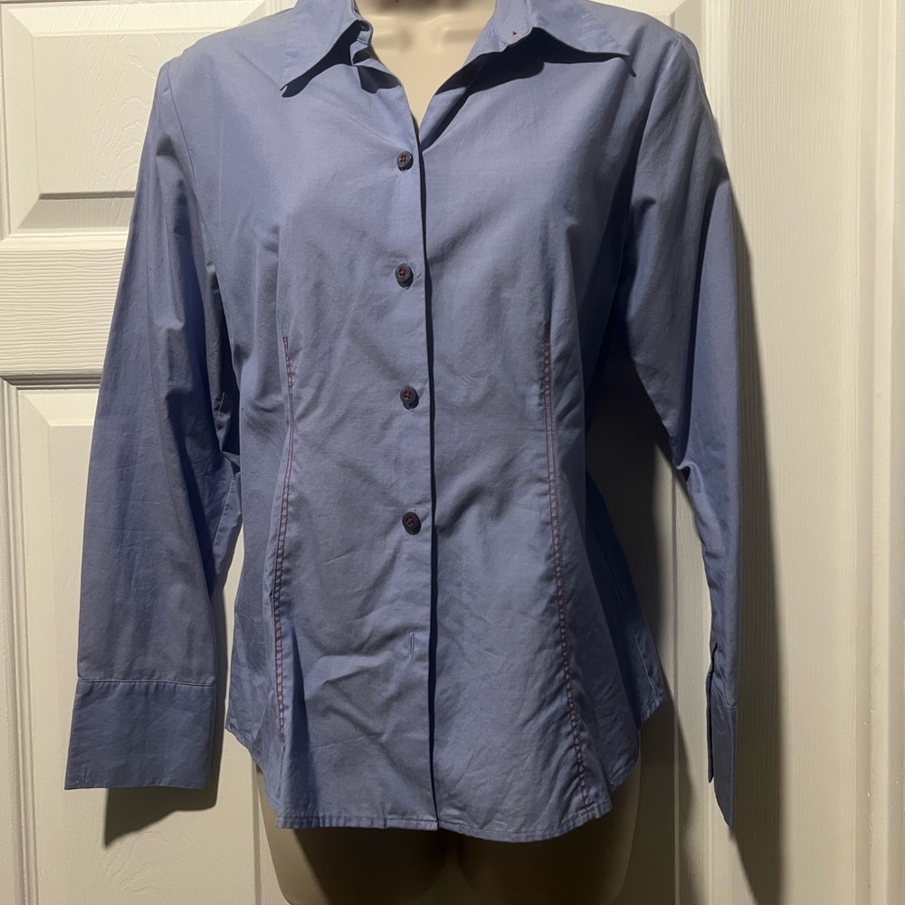 Talbots Light Blue Blouse